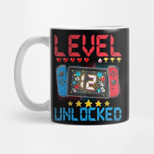 Level 12 Video 12th Birthday 12 Year Old Mug